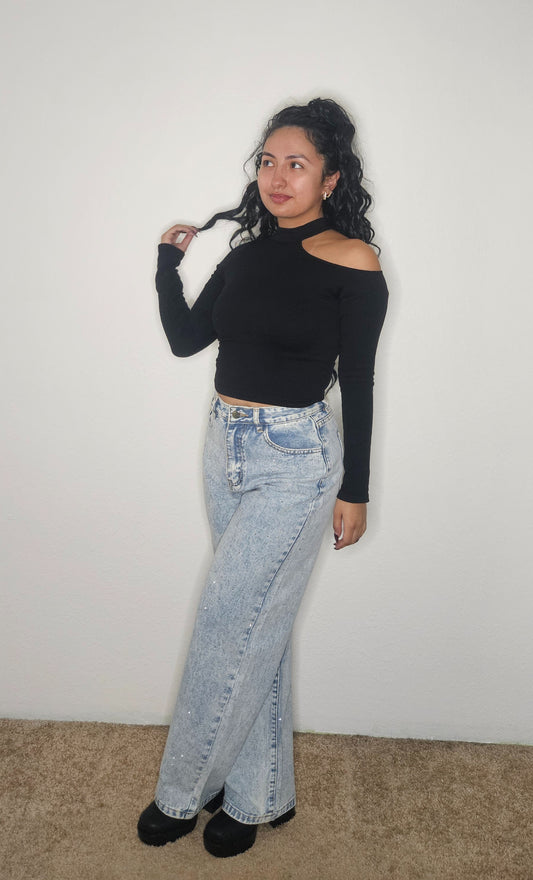 Brittney Sparkle Jeans (Blue)