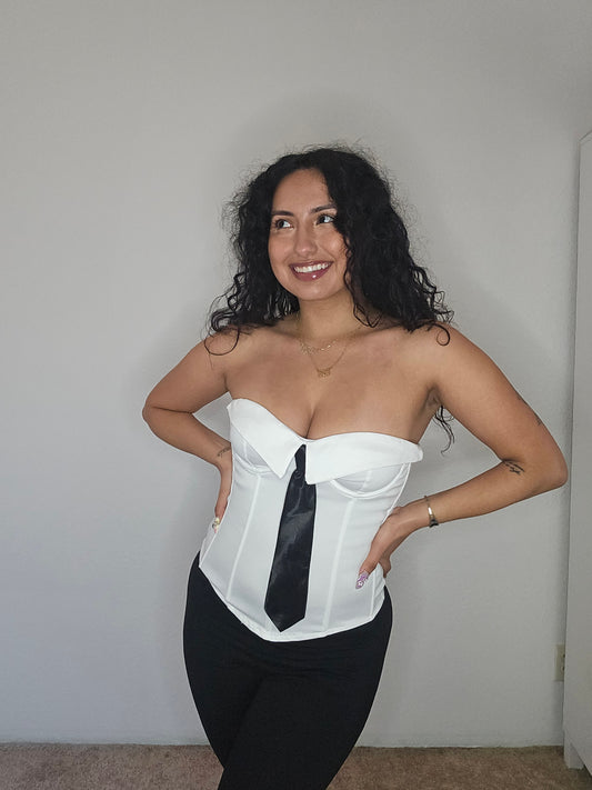 Allura Corset Top (White)