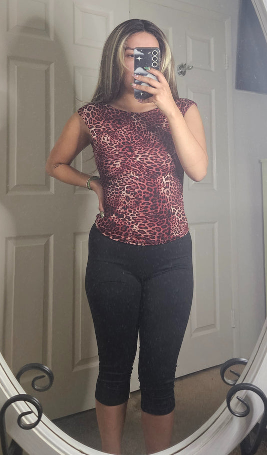 Sabrina Capri Leggings (Black)