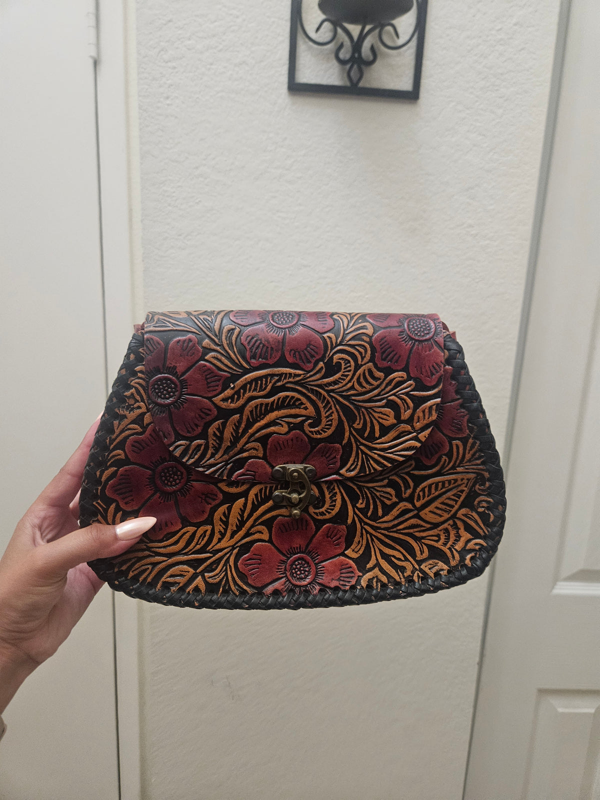 Rose Mexico Bag (Red)