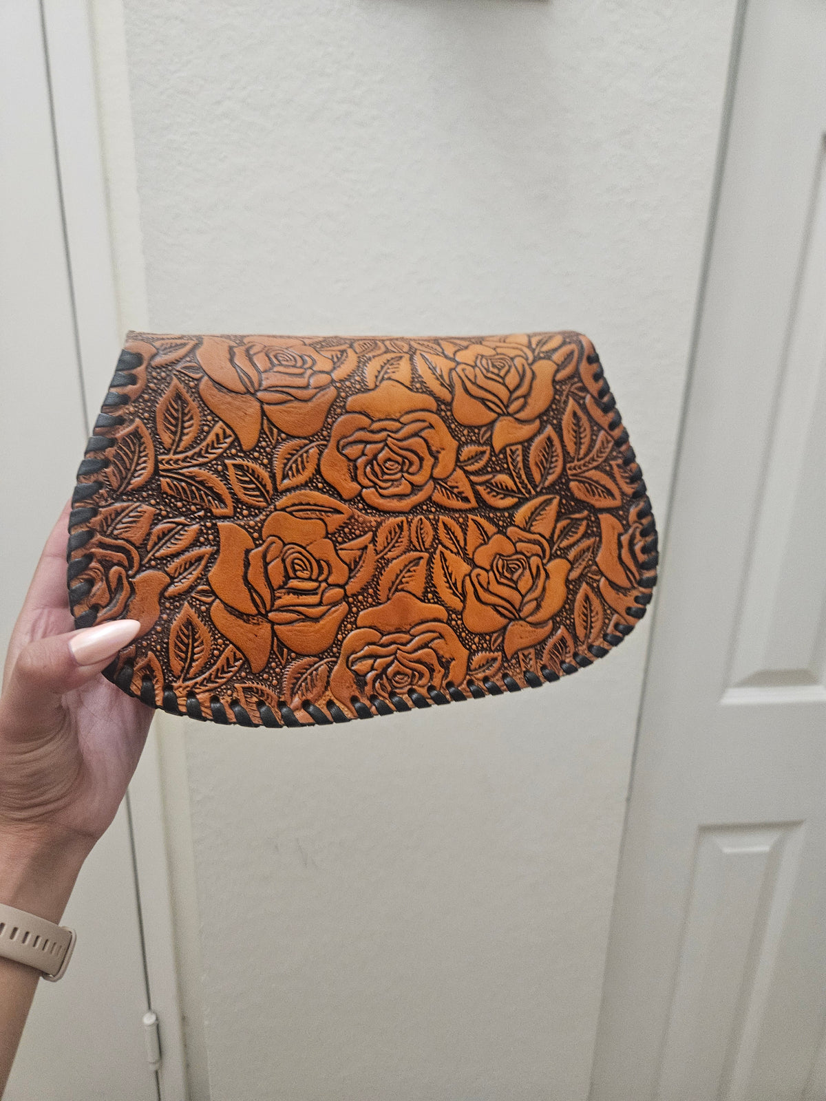 Rose Purse (Tan)
